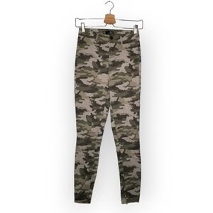 Boutique camo green camo chino jeans skinny leg stretch size 3/26